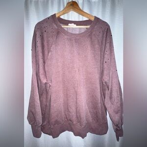 Maurices Purple Rhinestone Sweatshirt